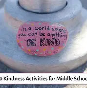 Students high-fiving each other