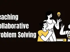 Image of a diverse group working together to solve a problem