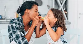 A group of children holding hands