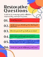 Teachers using restorative questions