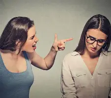 A person with a menacing expression