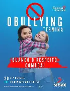 Um quadro mostrando uma vítima com cartazes escritos na costas