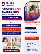 Child standing up against bully