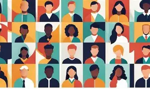 Students working together in a classroom