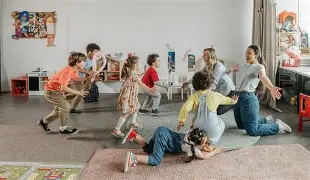 Children playing together