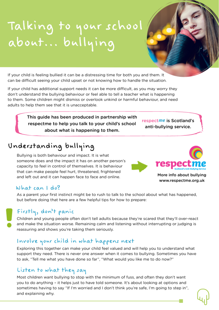 How To Talk To Teachers About Bullying Incidents