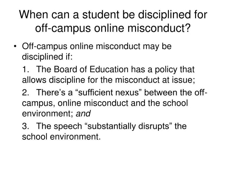 Is School Responsible For Off-Campus Cyberbullying